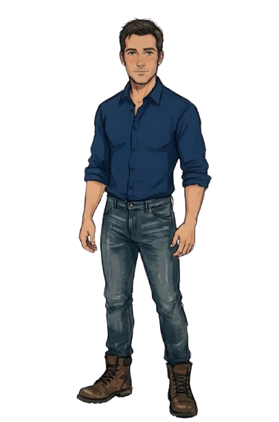 Luke character illustration